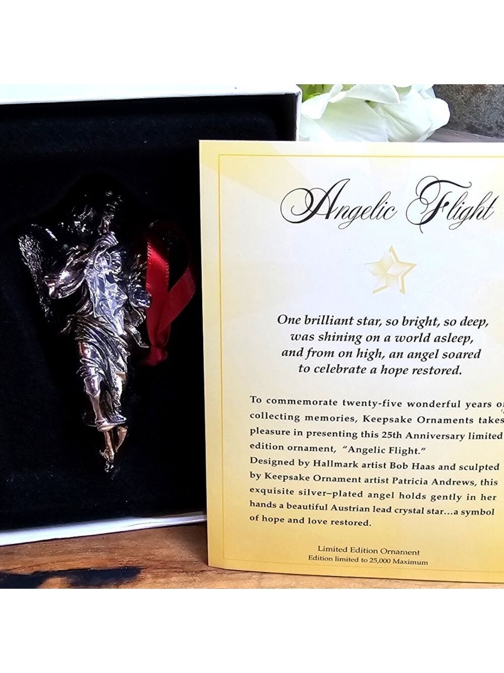Hallmark Angelic Flight Keepsake Ornament Vintage